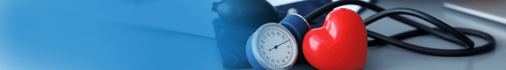 Heart model with blood pressure cuff and stethoscope for preventive heart checkups